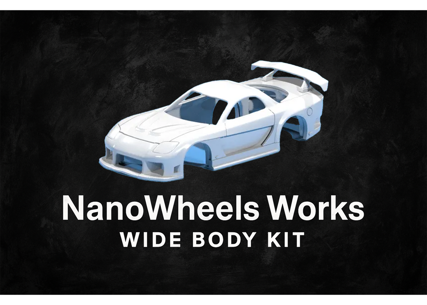 Hot Wheels RX7 Veilside Style Wide Kit (Plug & Play)